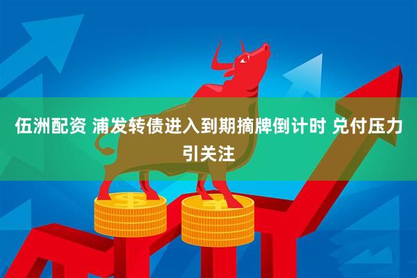 伍洲配资 浦发转债进入到期摘牌倒计时 兑付压力引关注