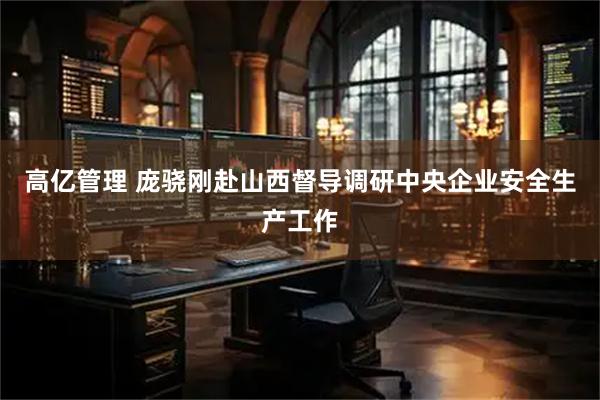 高亿管理 庞骁刚赴山西督导调研中央企业安全生产工作
